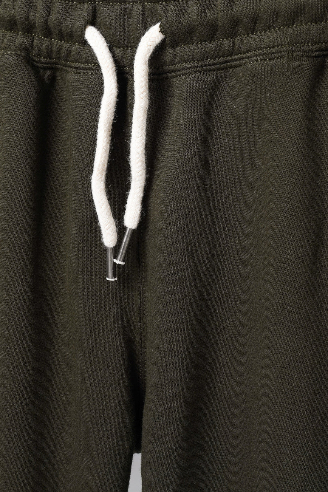 Olive Green Open Bottom Sweatpants