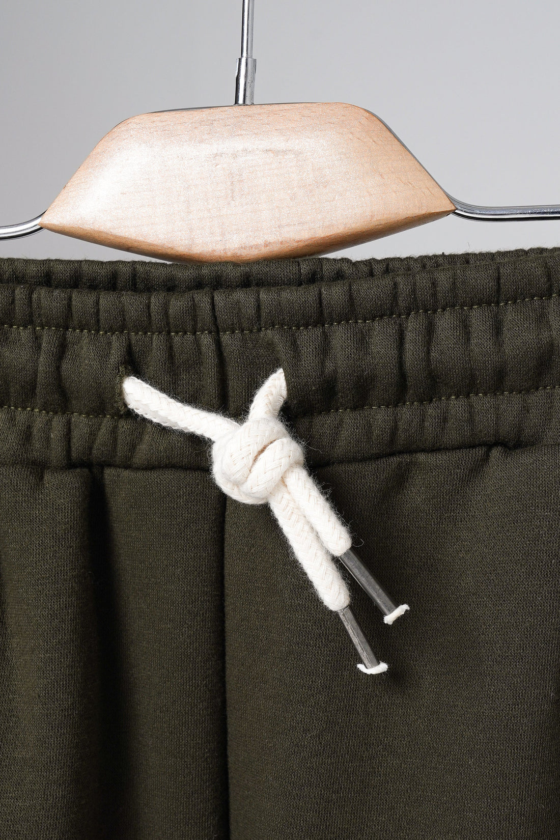 Olive Green Open Bottom Sweatpants