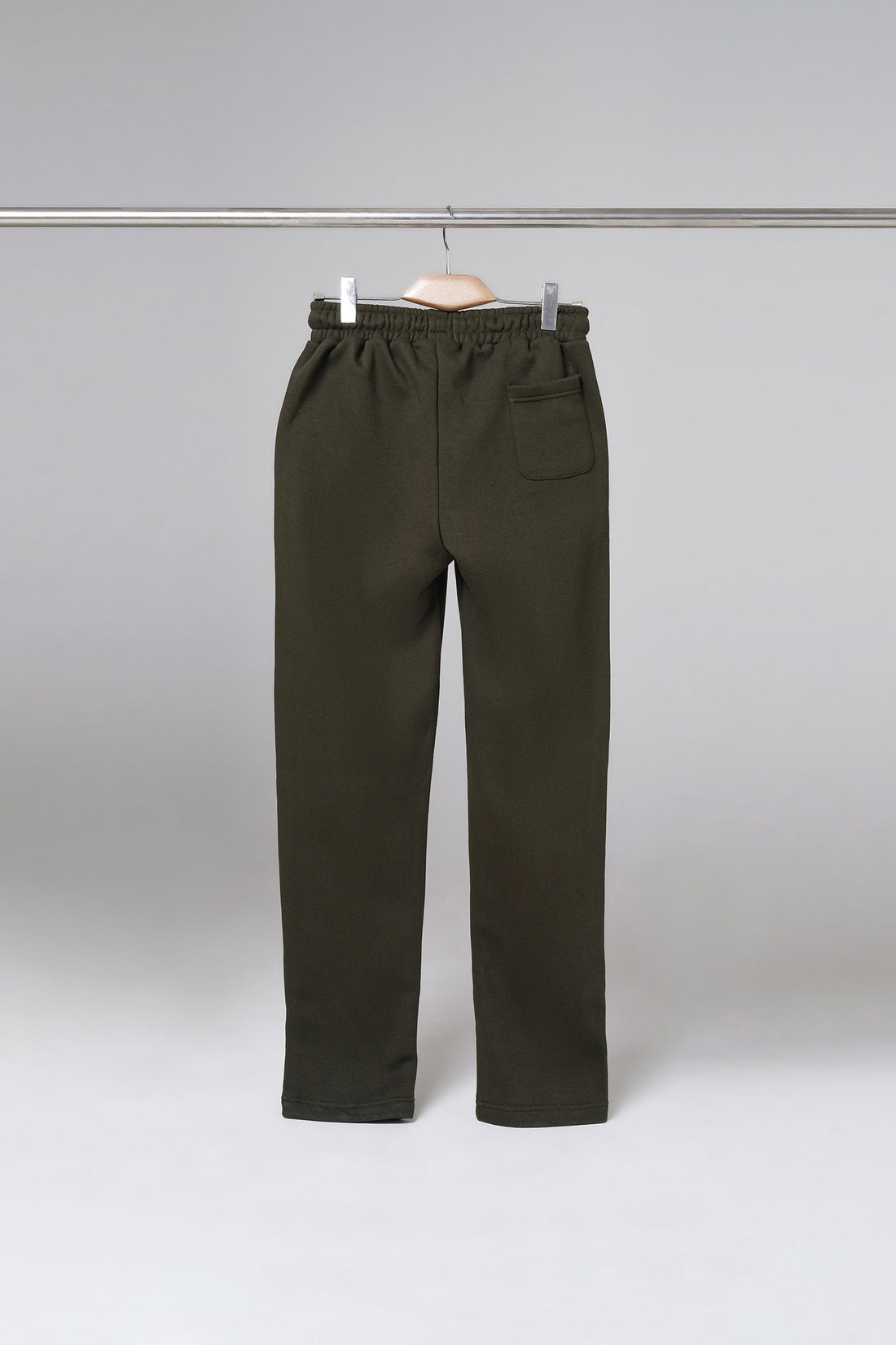 Olive Green Open Bottom Sweatpants