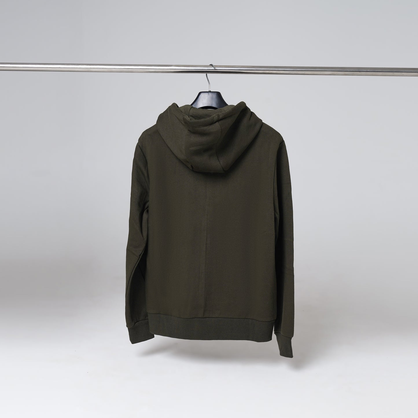 Zipper Hoodies - Olive Green