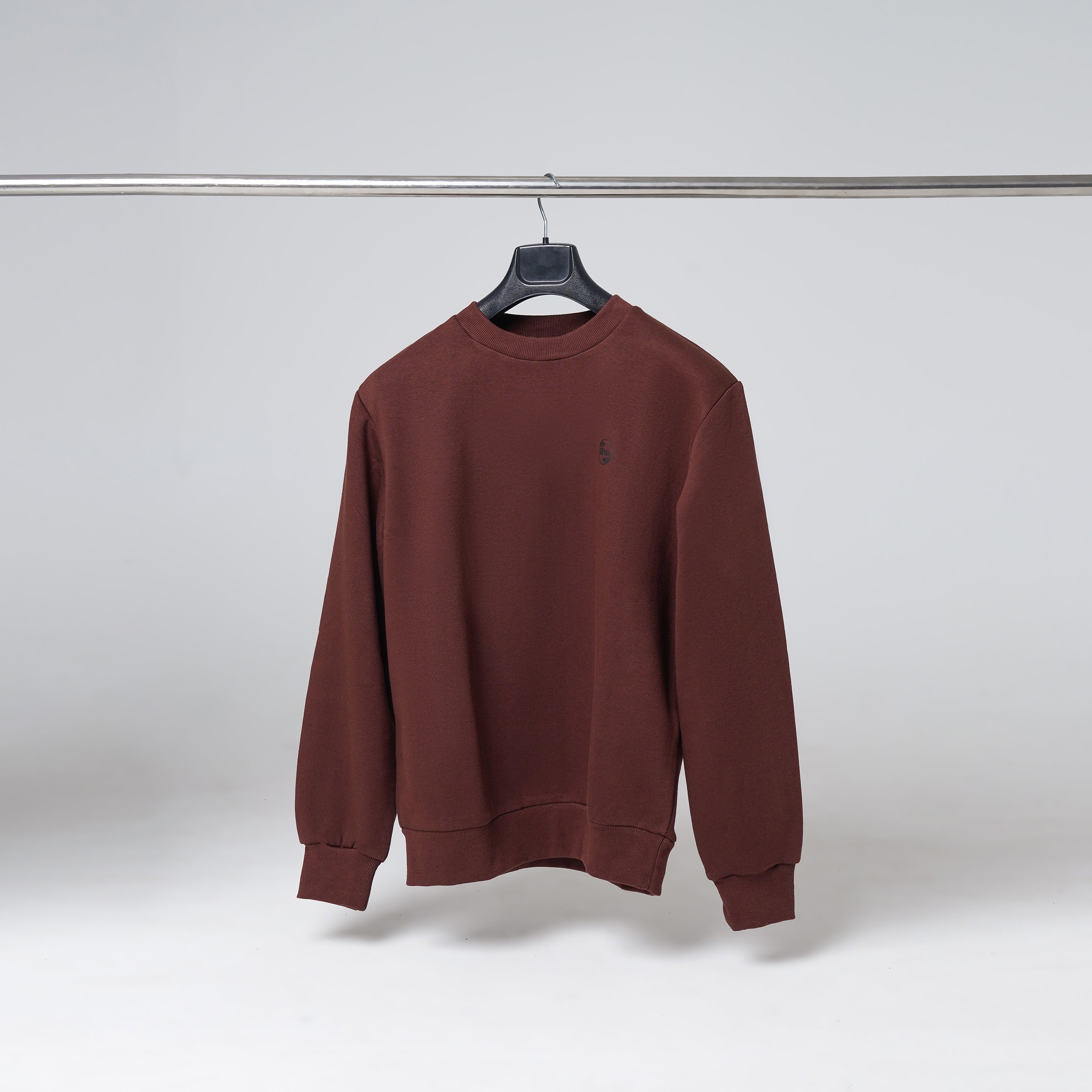 Drop Shoulder Crewneck - Tobacco