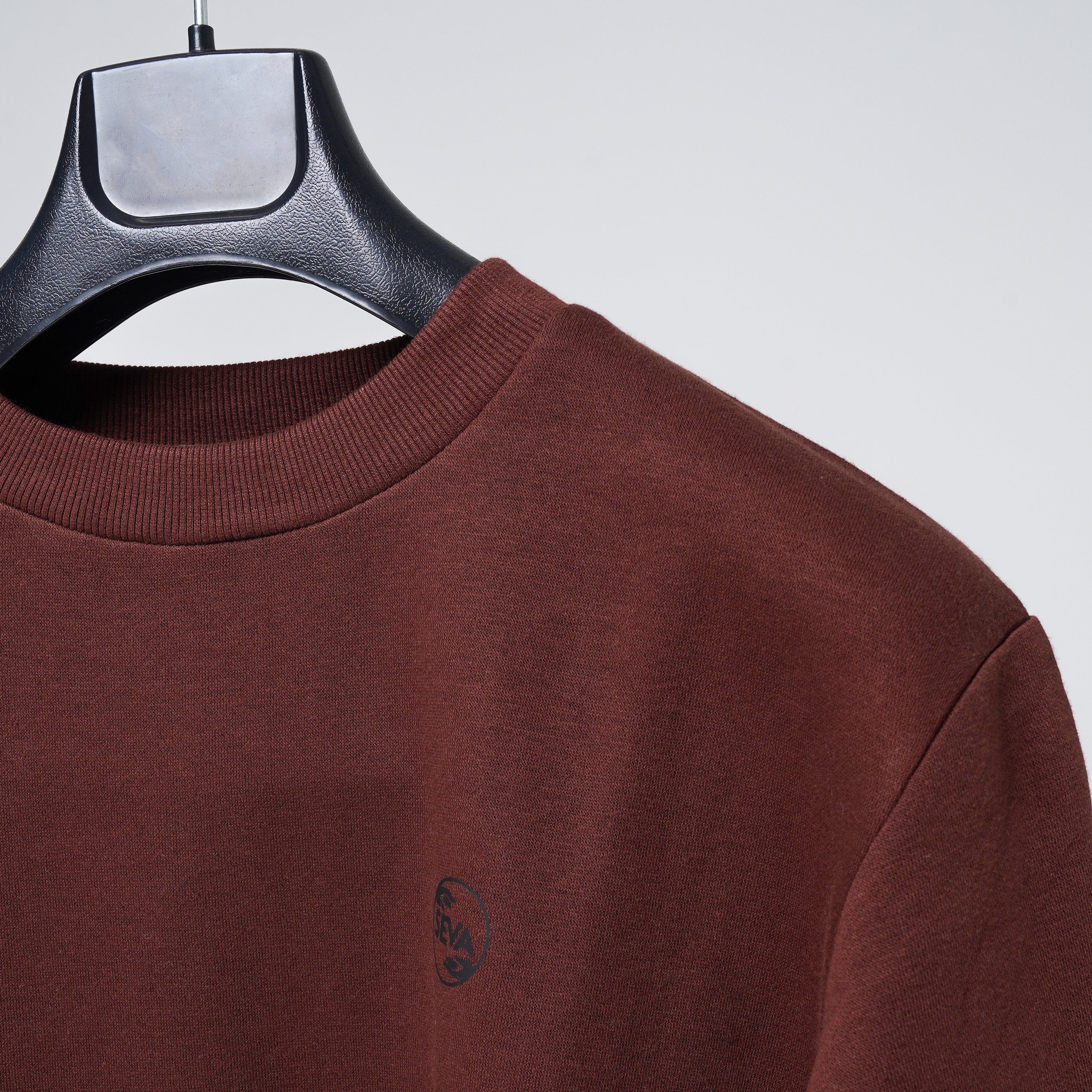 Drop Shoulder Crewneck - Tobacco second image