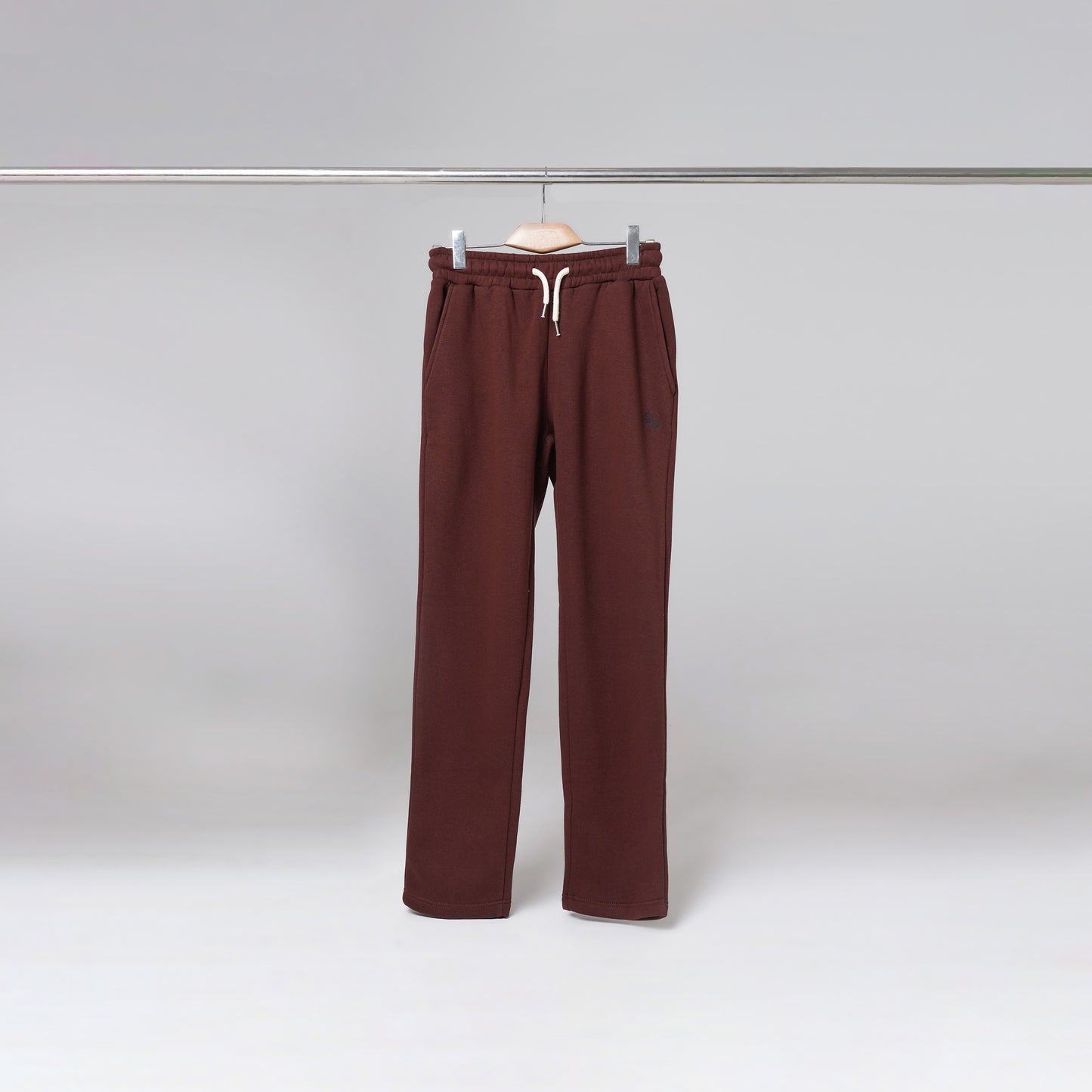 Open Bottom Sweatpants - Tobacco