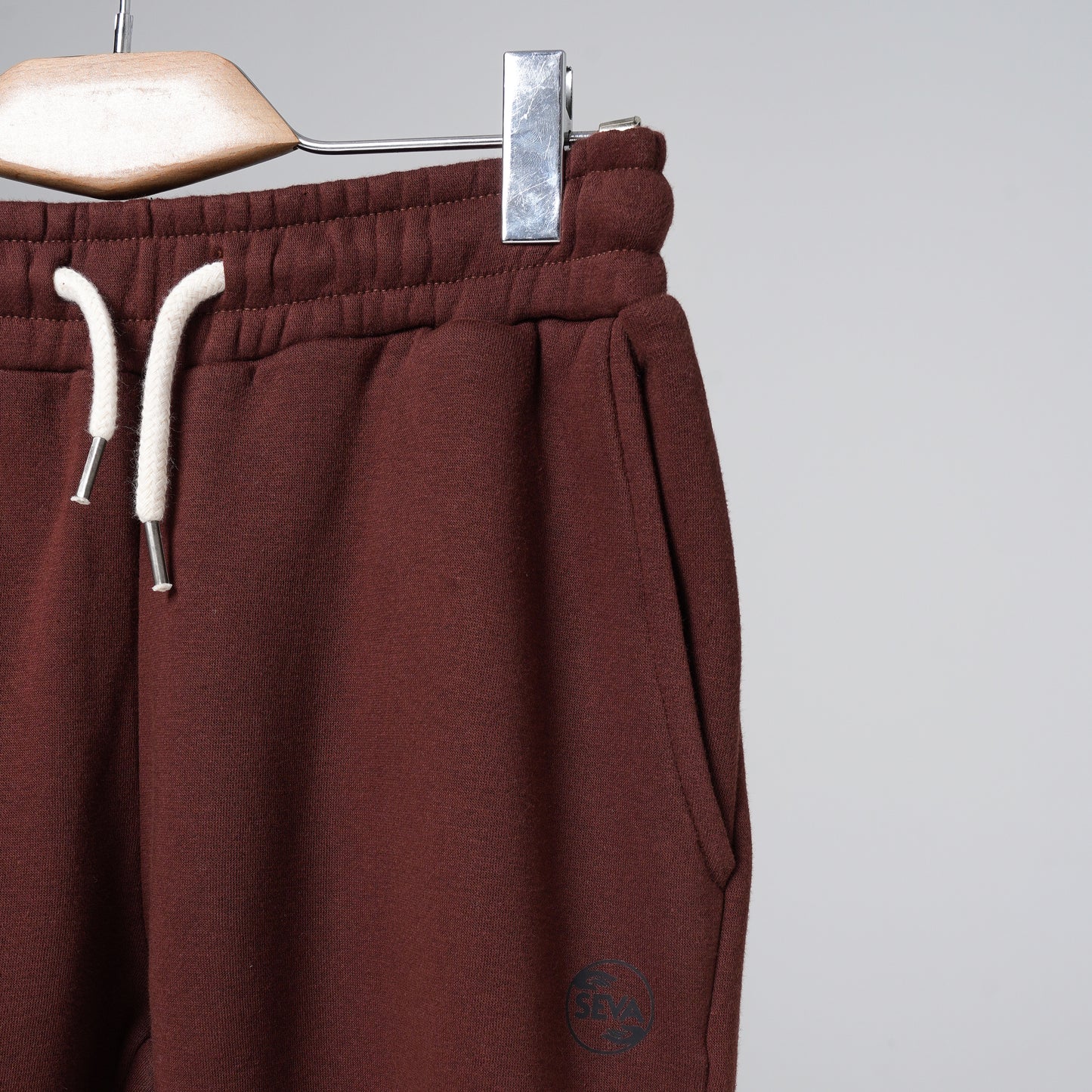 Open Bottom Sweatpants - Tobacco