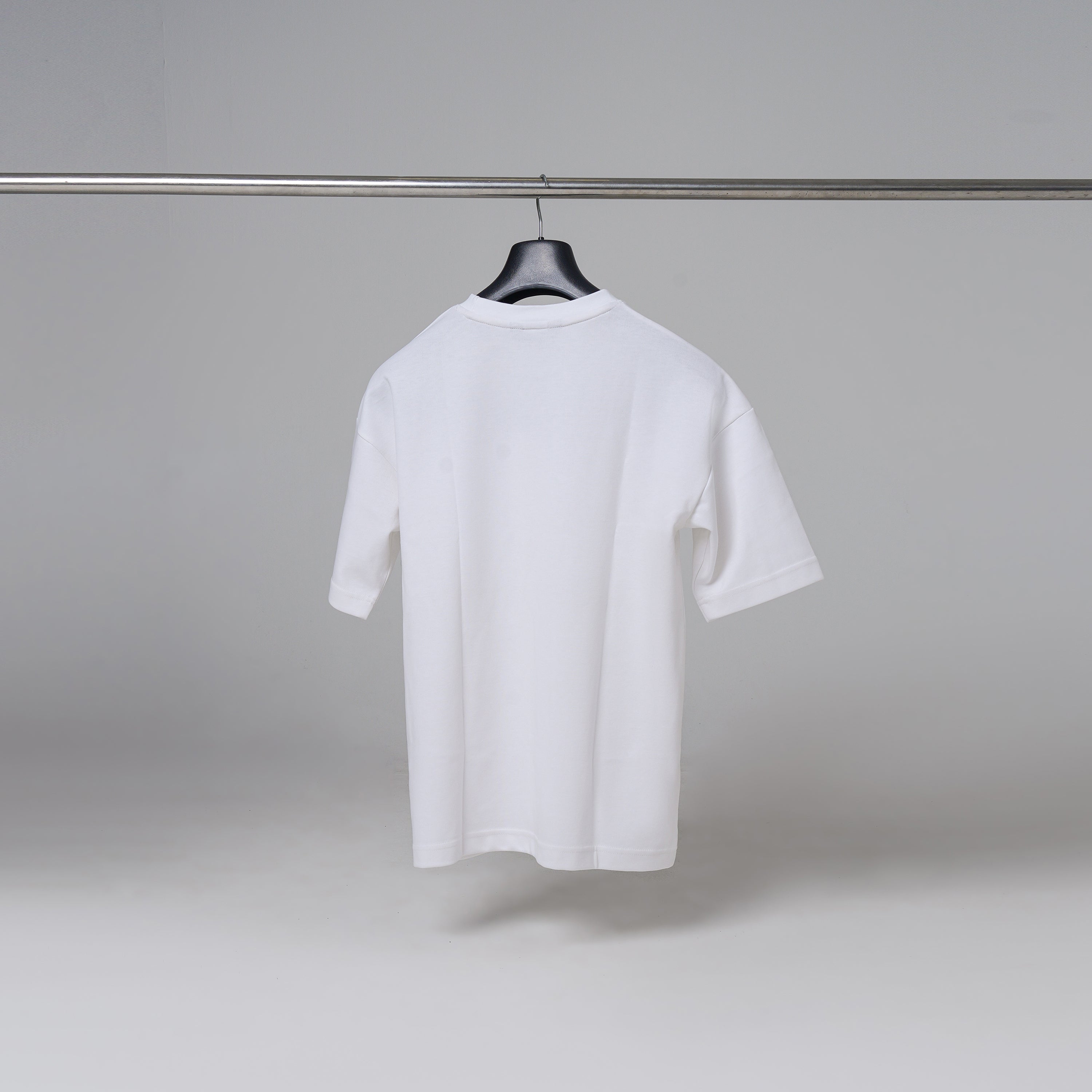 Premium Drop Shoulder Tshirt - White second image